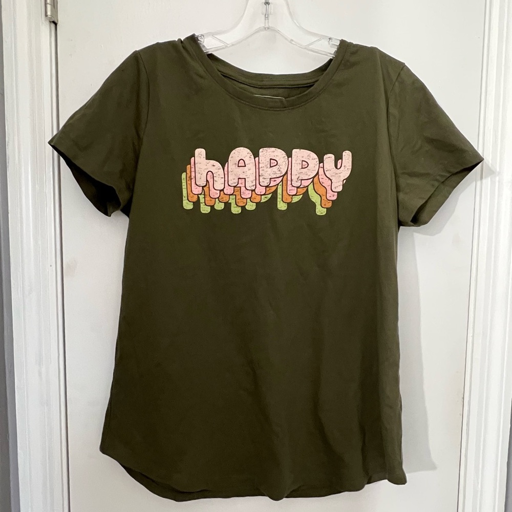 Sonoma basic graphic T-shirt Happy